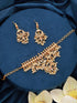 Gold Plated Kemp Stones Pearl beaded Chandbali Pendant Style Choker Jewellery Set