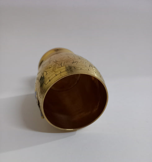 Pure Brass Glass for Serving Water 167g(Pack of 6)