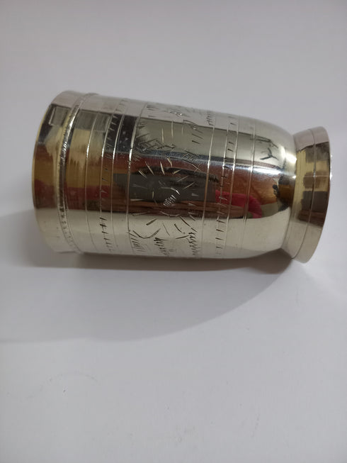 Pure Brass Glass for Home Restaurant 173g(Pack of 6)