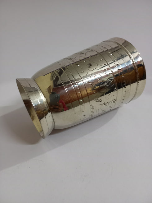 Pure Brass Glass for Home Restaurant 173g(Pack of 6)