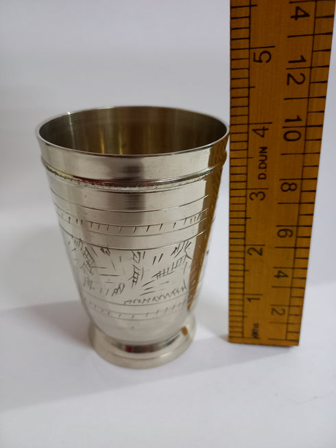 Pure Brass Glass for Home Restaurant 173g(Pack of 6)