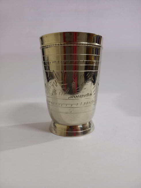 Pure Brass Glass for Home Restaurant 173g(Pack of 6)