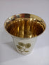 Flower Design Brass Glasses 190g(Pack of 6)