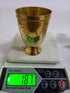 Pure Brass Glass Tumbler for Serving Water 187g(Pack of 6)