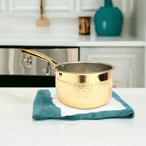 Tamas Brass Saucepan With Tin Coating