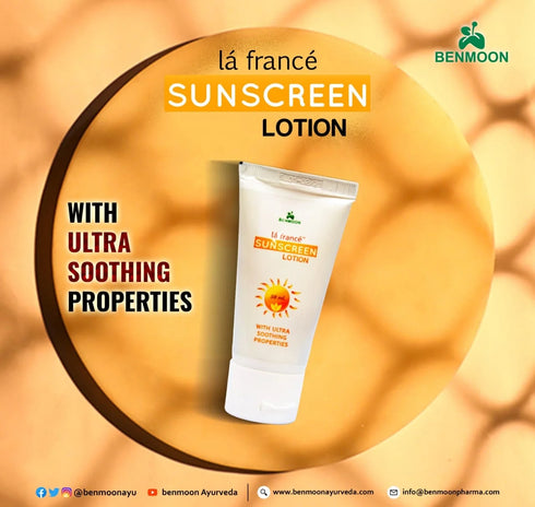 Benmoon Ayurveda La France Sunscreen Lotion