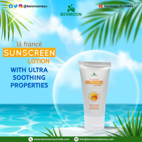 Benmoon Ayurveda La France Sunscreen Lotion