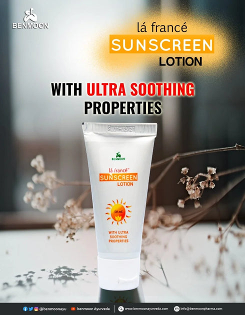 Benmoon Ayurveda La France Sunscreen Lotion