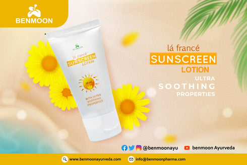 Benmoon Ayurveda La France Sunscreen Lotion