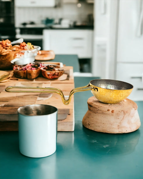 Tamas Brass hammered tadka pan|