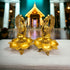 Tamas brass Peacock Auspicious Puja Lamp/Diya/Deepak/Deepam