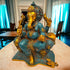 Tamas Brass Ganesha raja |Turquoise blue