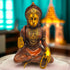 Tamas Hanuman sitting statue |Brown