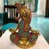 Modern Stoned work Lord Ganesh/Ganapati Tamas Brass Statue/Idol