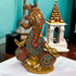 Modern Stoned work Lord Ganesh/Ganapati Tamas Brass Statue/Idol