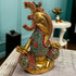 Modern Stoned work Lord Ganesh/Ganapati Tamas Brass Statue/Idol