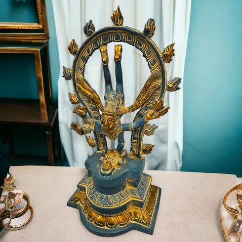 Tamas Brass Natraja shiva in cosmic dance