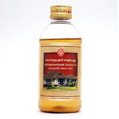 Sna oushadhasala Balaaguloochiaadi Coconut Oil