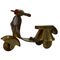Brass Vintage Scooter Figurine Statue 161g Pack of 1