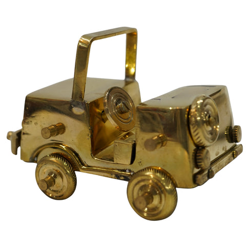 Brass Vintage Open Car Showpiece 406g Pack of 1