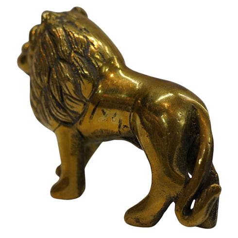 Brass Lion Idol for Home Decor 467g Pack of 1