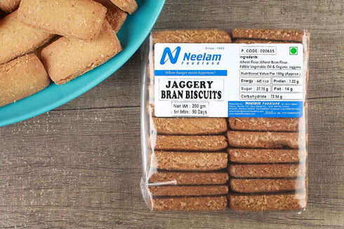 Neelam Foodland Jaggery Bran Biscuits