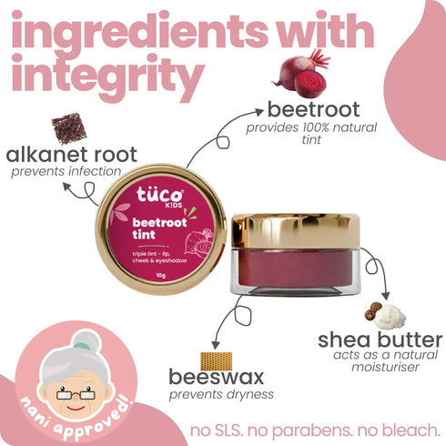 Tuco Beetroot Lip Cheek & Eye Tint