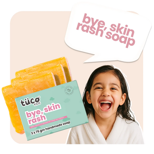 Tuco Bye skin rash natural soap for kids