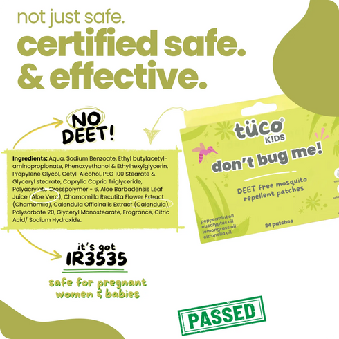 Tuco Safe Mosquito Repellent Patches for Kids 24 patches