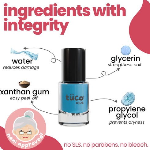 Tuco Blue Glycerin Nail Paint