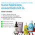 Tuco Ultimate Hair Care Kit Shampoo 300g + Hair Oil 100ml + Conditioner 100g + Hair Detangler 100ml