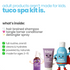 Tuco Spa Kit Shampoo 100ml + Conditioner 100g + Hair Detangler Spray 50ml