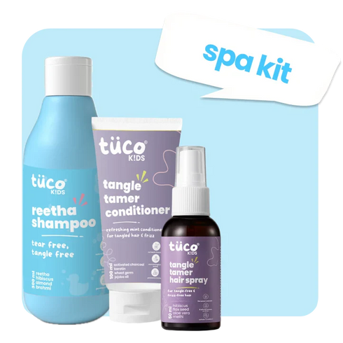 Tuco Spa Kit Shampoo 100ml + Conditioner 100g + Hair Detangler Spray 50ml