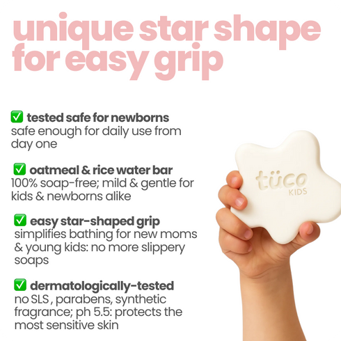 Tuco Kids Oat Bathing Bar for Baby & Newborn