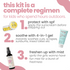 Tuco active girls summer essential kit: soothing gel + body mist + sunscreen spf50