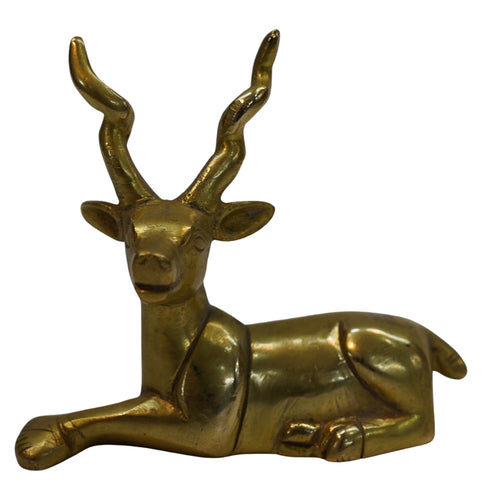 Brass Feng Shui Deer Statue 300g Pack of 1