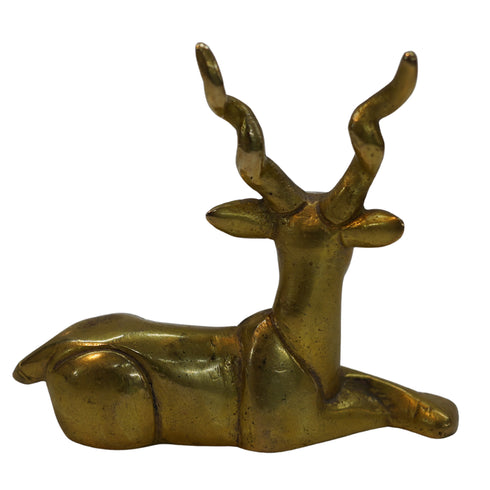Brass Feng Shui Deer Statue 300g Pack of 1