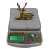 Brass Feng Shui Deer Statue 300g Pack of 1