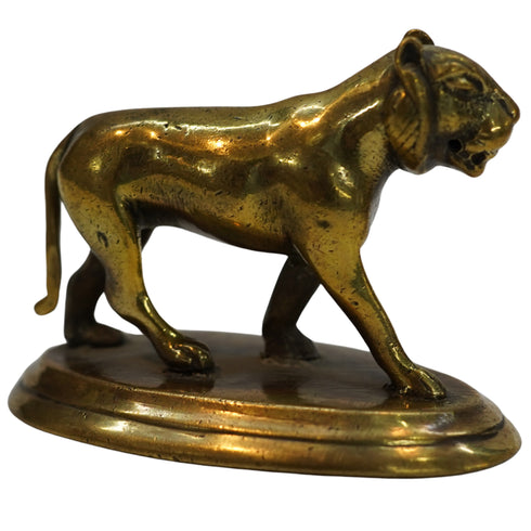 Brass Wild Jaguar Animal Statue 116g Pack of 1
