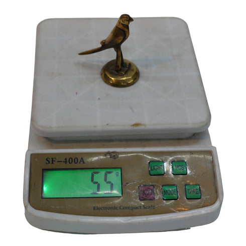Brass Parrot Statue for Home Decor 55g Pack of 2