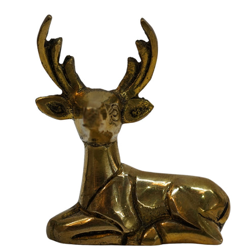 Brass Feng Shui Deer Statue 140g Pack of 1