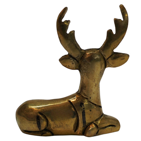 Brass Feng Shui Deer Statue 140g Pack of 1