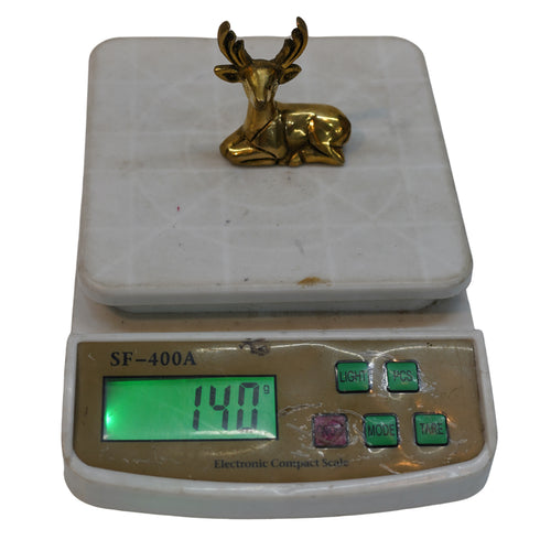 Brass Feng Shui Deer Statue 140g Pack of 1