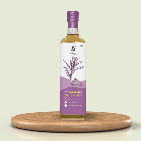 Adya Woodpressed White Sesame Oil