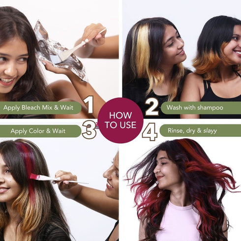 Paradyes Ruby Wine + Lighten Up! Bleach Pack