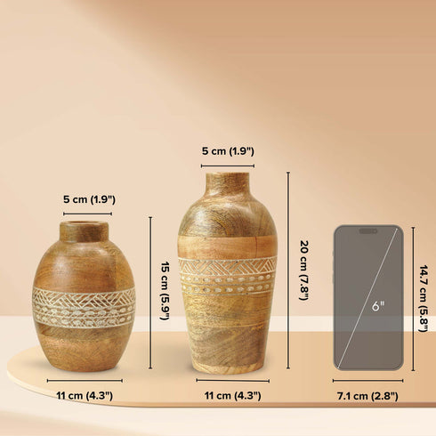 Behoma Bulb & Bud Vase Set