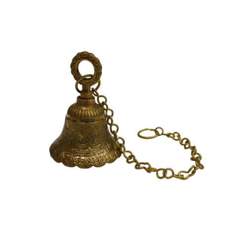 Brass Colored Hanging Bell 327g