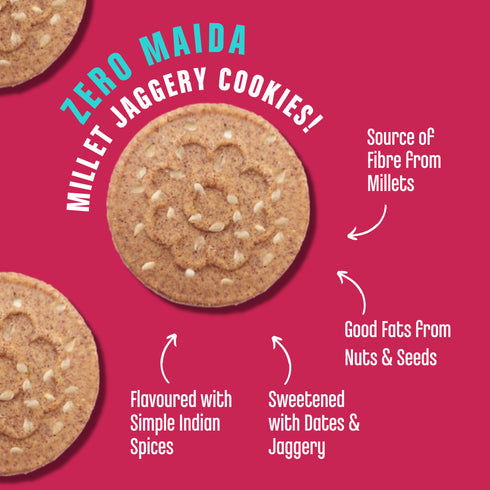Early Foods Ragi and Sesame Jaggery Cookies