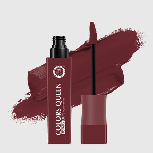 Colors Queen Totally Matte Non-Transfer Lipstick – 21 Hydrating Shades