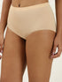 UNDERNEAT Every Day High Waisted Briefs - Beige